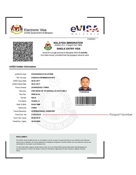 malaysia e visa official website